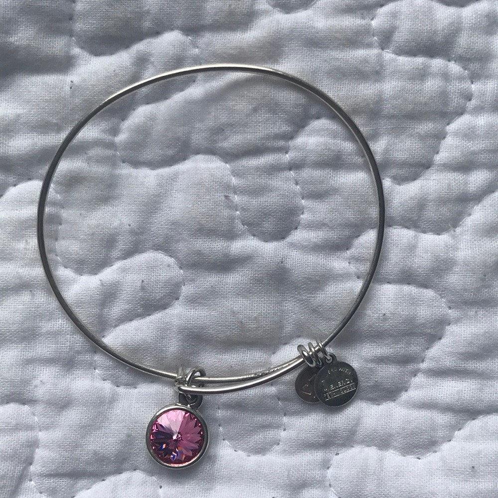 Alex and Ani October birthstone bangle bracelet